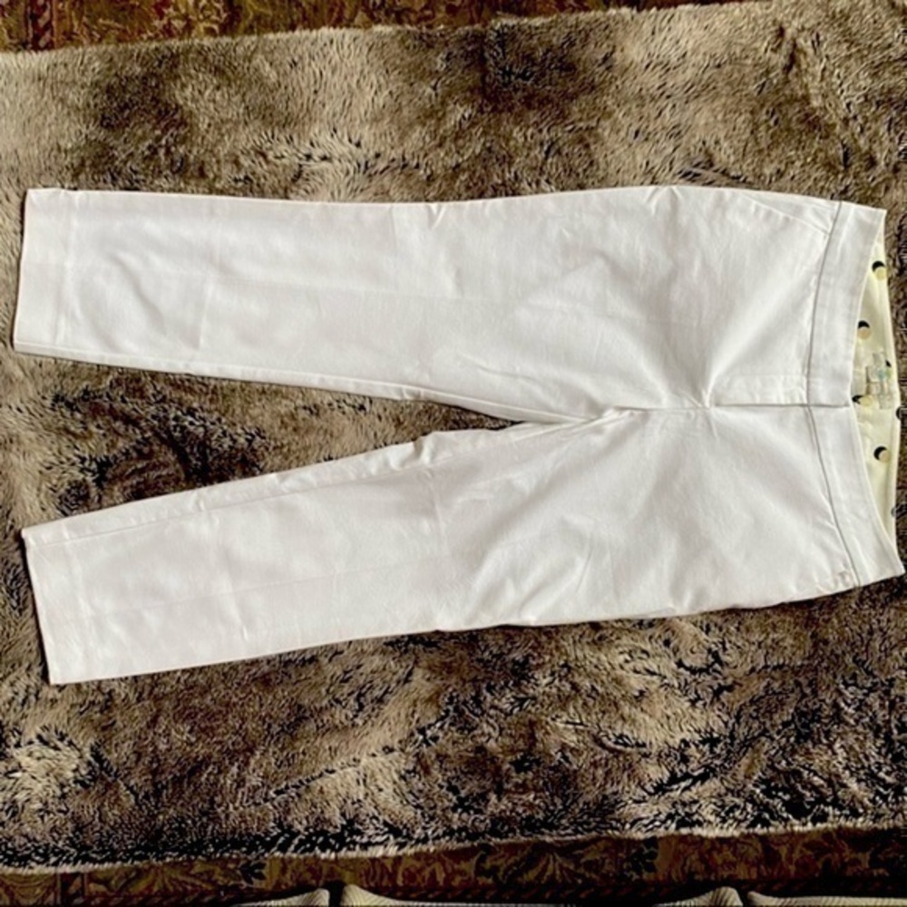 Richmond Braden Women's White Ivory Ankle Dress Pants Size 6 Long